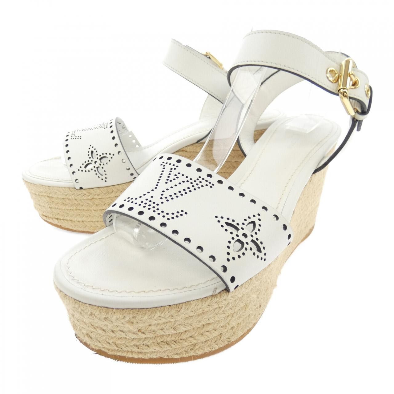 Louis Vuitton Louis Vuitton Louis Vuitton Starboard Line Sandals Leather Shoes DUTY FREE for USA Size ONE SIZE - 3 Thumbnail