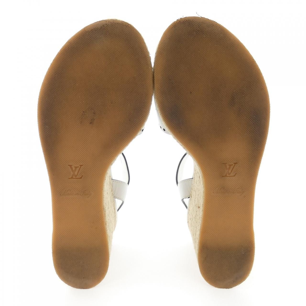 Louis Vuitton Louis Vuitton Louis Vuitton Starboard Line Sandals Leather Shoes DUTY FREE for USA Size ONE SIZE - 4 Thumbnail