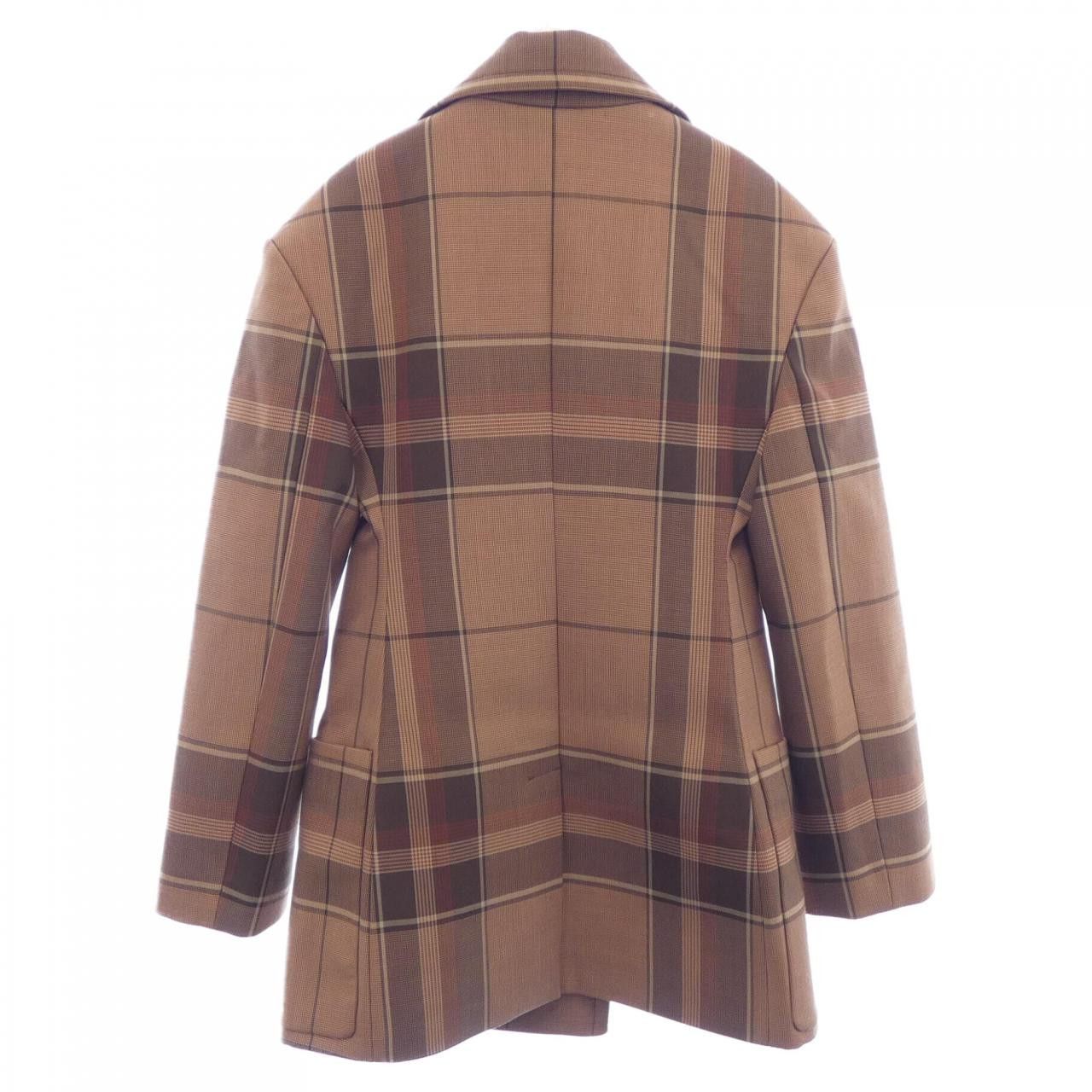 Stella McCartney Stella Mccartney Stella McCartney Wool Coat Textile Outerwear 6600543CQ751 DUTY FREE for USA Size ONE SIZE - 2 Thumbnail