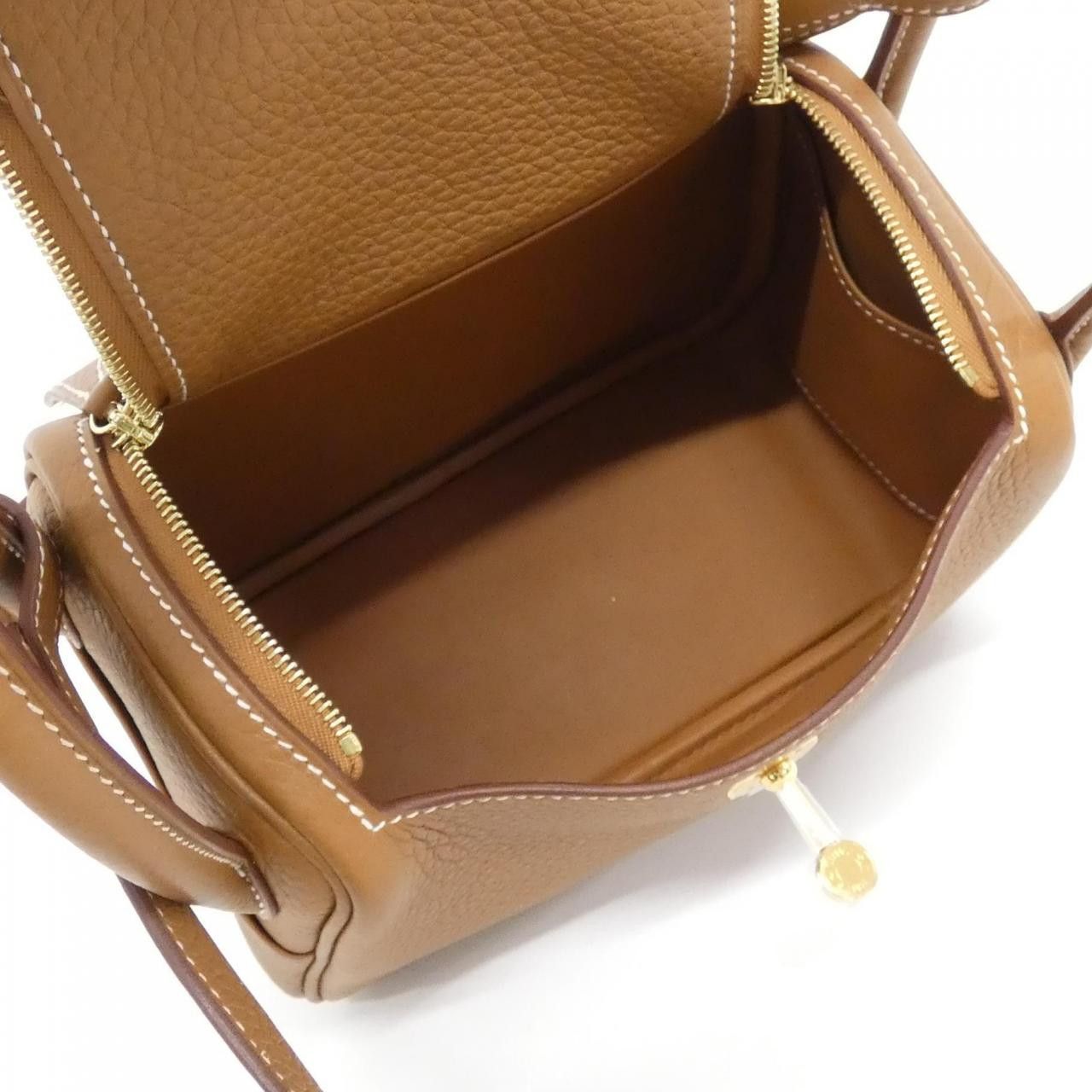 Hermes Hermes Hermes Lindy2Mini Trillon Clemence Shoulder Bag Leather Shoulder Bag K DUTY FREE for USA Size ONE SIZE - 5 Thumbnail