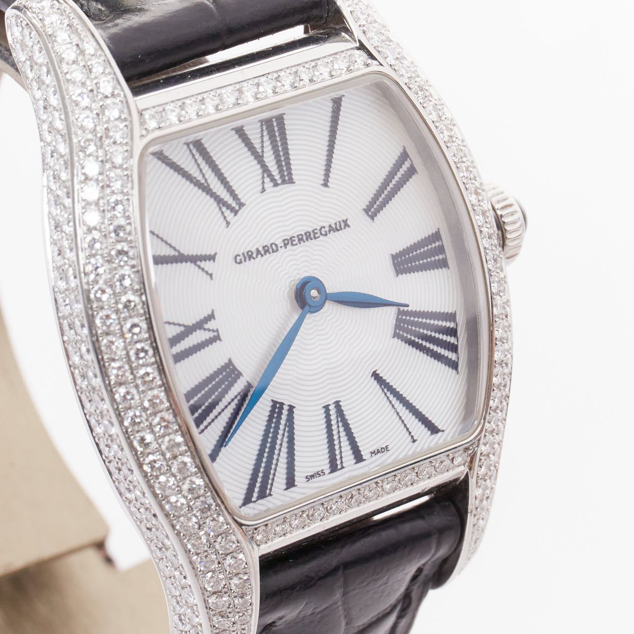 Other GIRARD PERREGAUX Richeville diamond bezel steel case tonneau quartz watch Size ONE SIZE - 6 Thumbnail