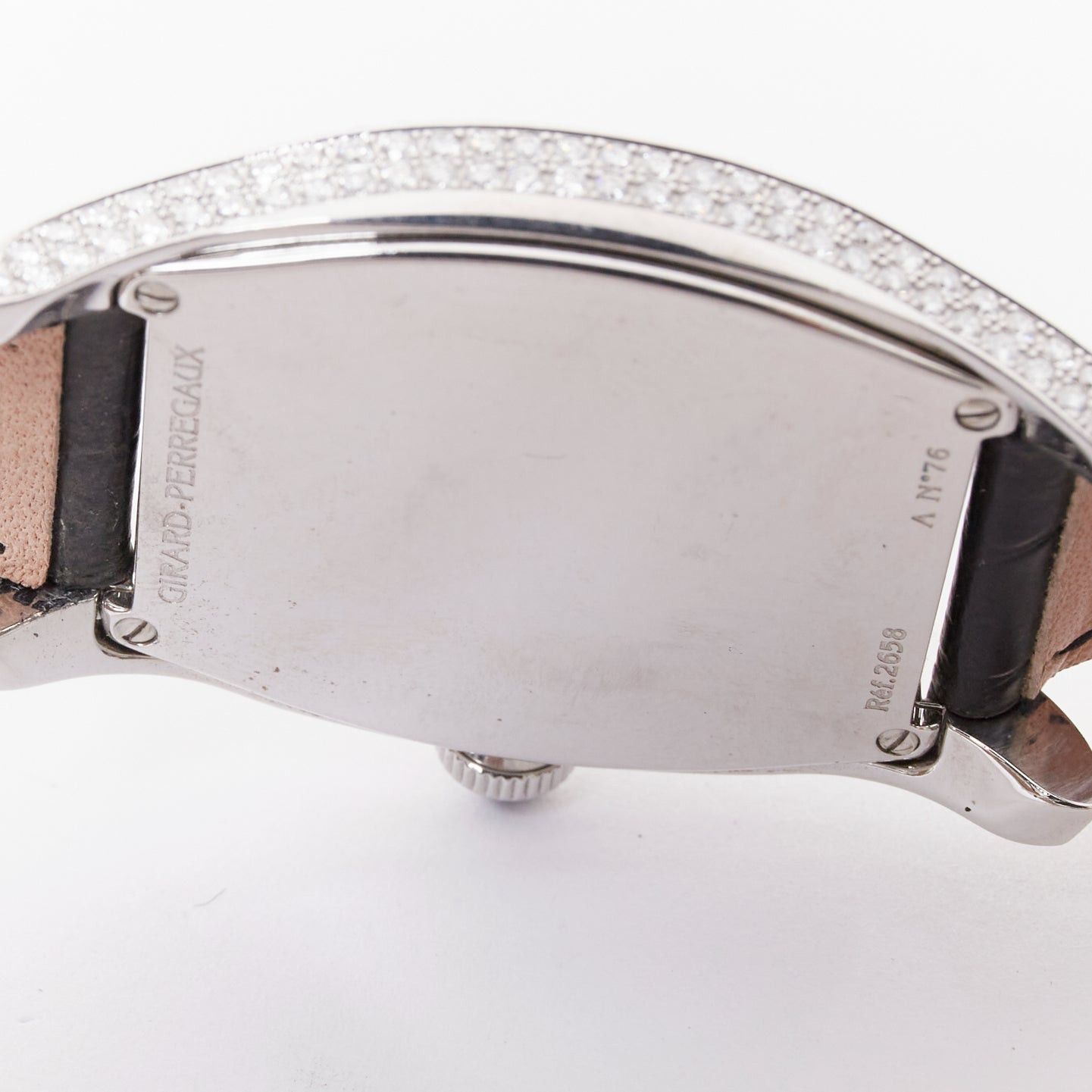 Other GIRARD PERREGAUX Richeville diamond bezel steel case tonneau quartz watch Size ONE SIZE - 8 Thumbnail