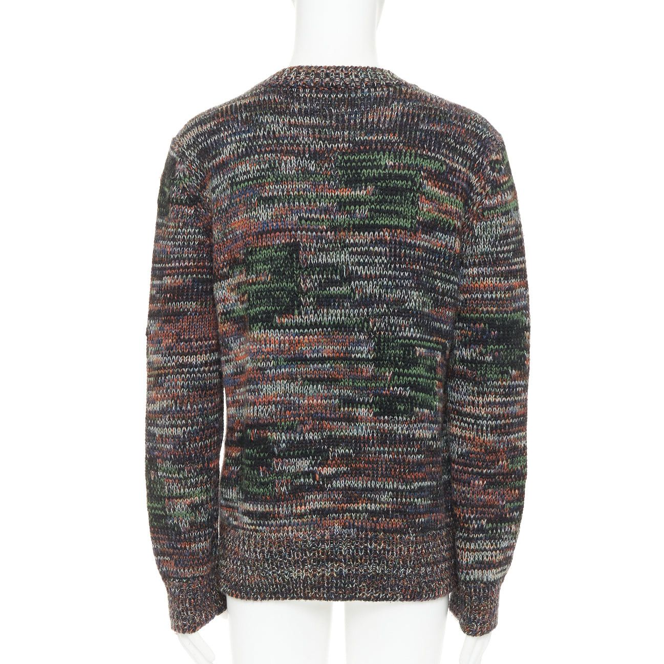 Bottega Veneta BOTTEGA VENETA speckle grunge beat 100% wool melange knit pullover sweater IT52 XL Size US XL / EU 56 / 4 - 5 Thumbnail