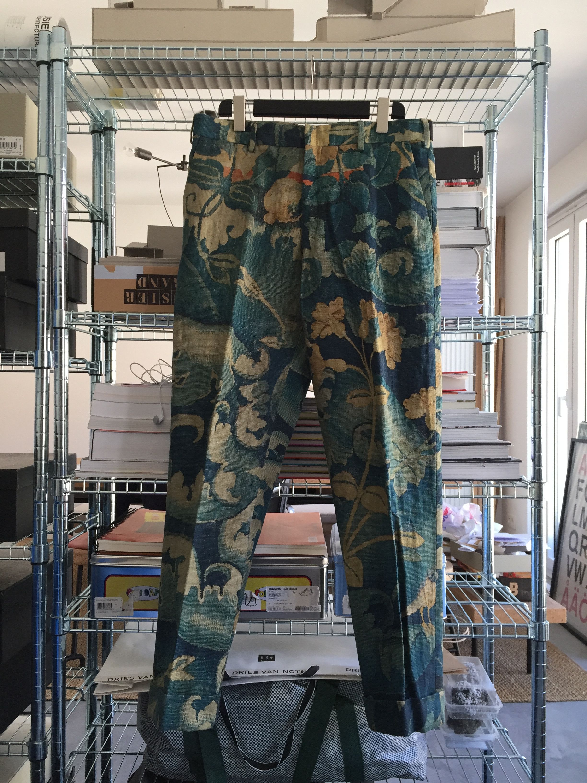 Dries Van Noten SS17 runway printed tapestry pants Size US 32 / EU 48 - 1 Thumbnail