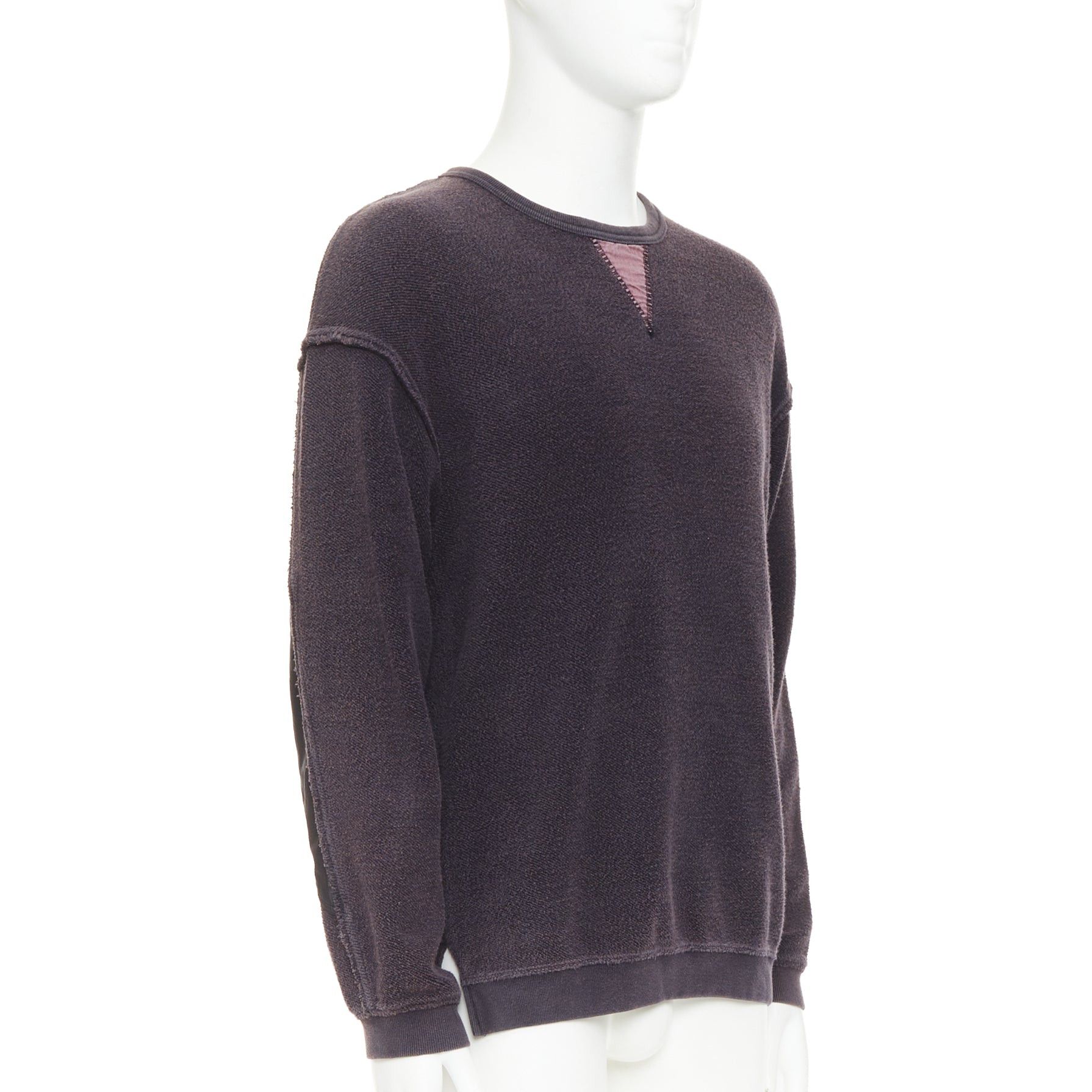 Other NVY Nick Wooster United Arrow Reversed purple textured inside out washed sweater S Size US S / EU 44-46 / 1 - 3 Thumbnail