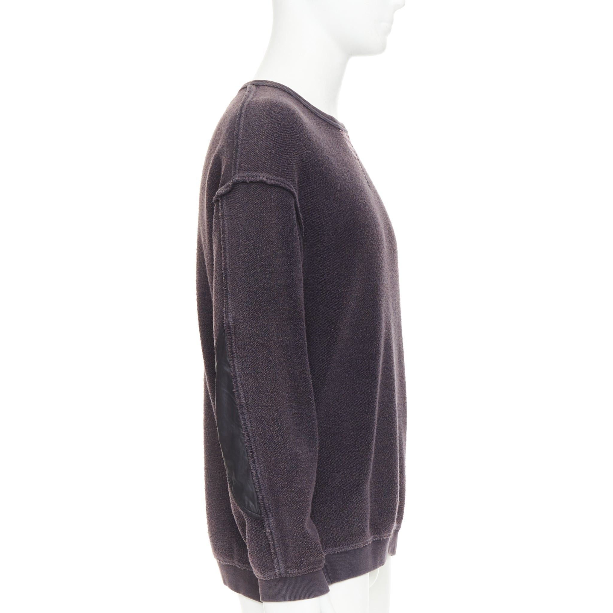 Other NVY Nick Wooster United Arrow Reversed purple textured inside out washed sweater S Size US S / EU 44-46 / 1 - 4 Thumbnail
