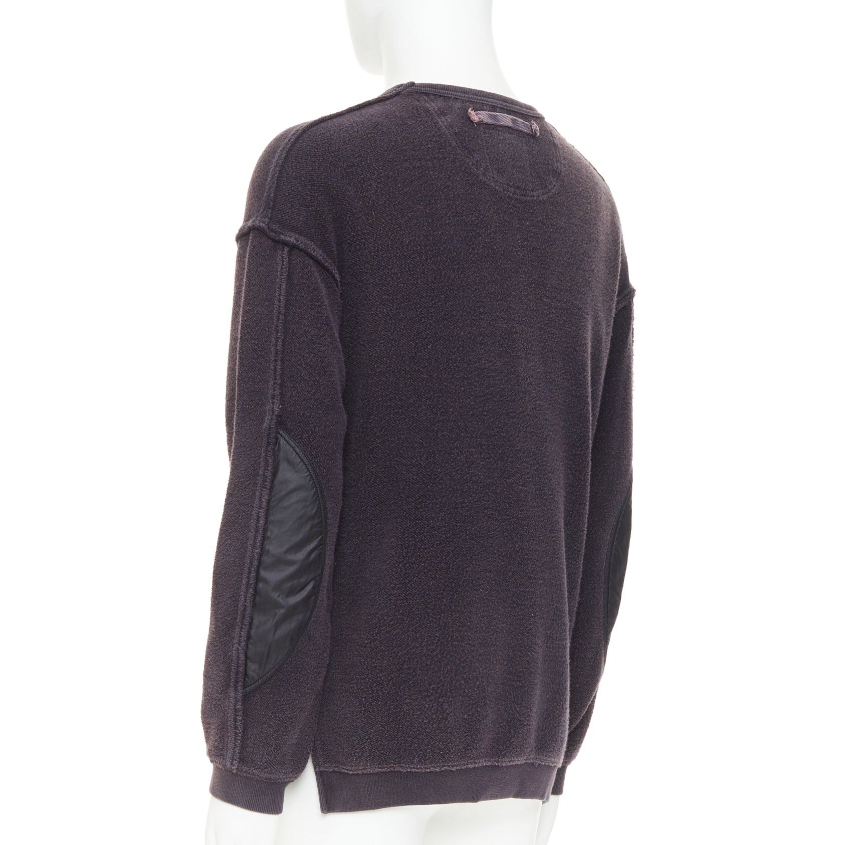 Other NVY Nick Wooster United Arrow Reversed purple textured inside out washed sweater S Size US S / EU 44-46 / 1 - 6 Thumbnail
