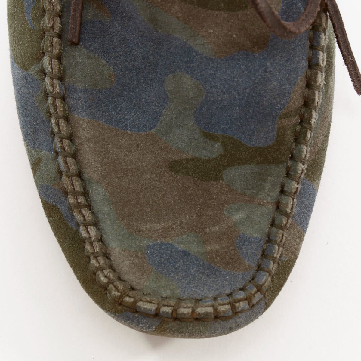Dolce & Gabbana DOLCE GABBANA green brown camouflage suede driving loaers shoes EU39 Size US 6 / EU 39 - 6 Thumbnail