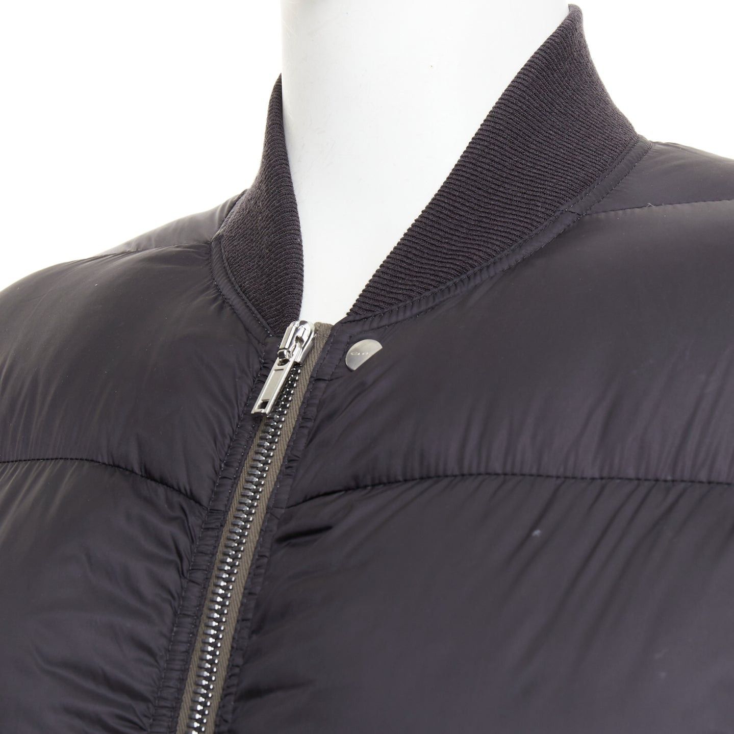 Rick Owens RICK OWENS 2022 Strobe black goose down oversized cocoon boxy puffer bomber IT48 M Size US M / EU 48-50 / 2 - 7 Thumbnail