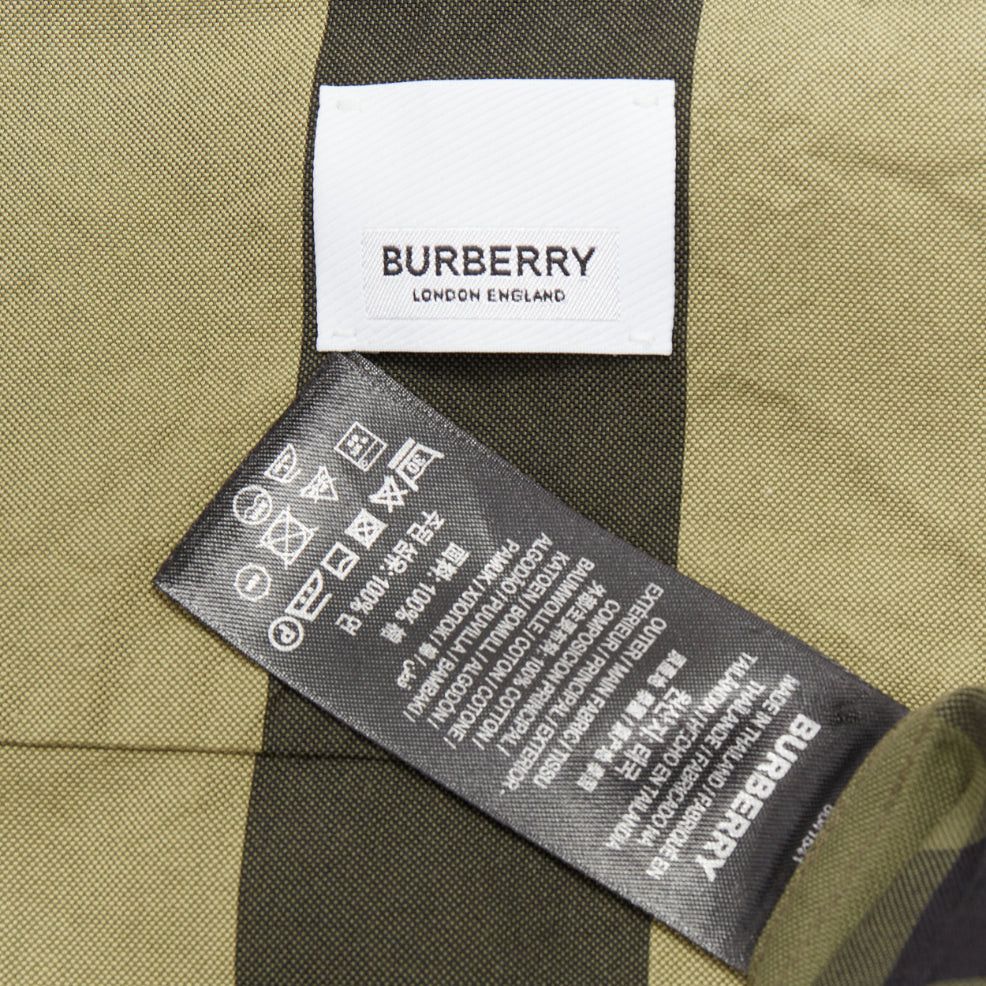 Burberry BURBERRY Travis military green black oversized vintage House Check boxy cotton shirt M Size US M / EU 48-50 / 2 - 8 Thumbnail