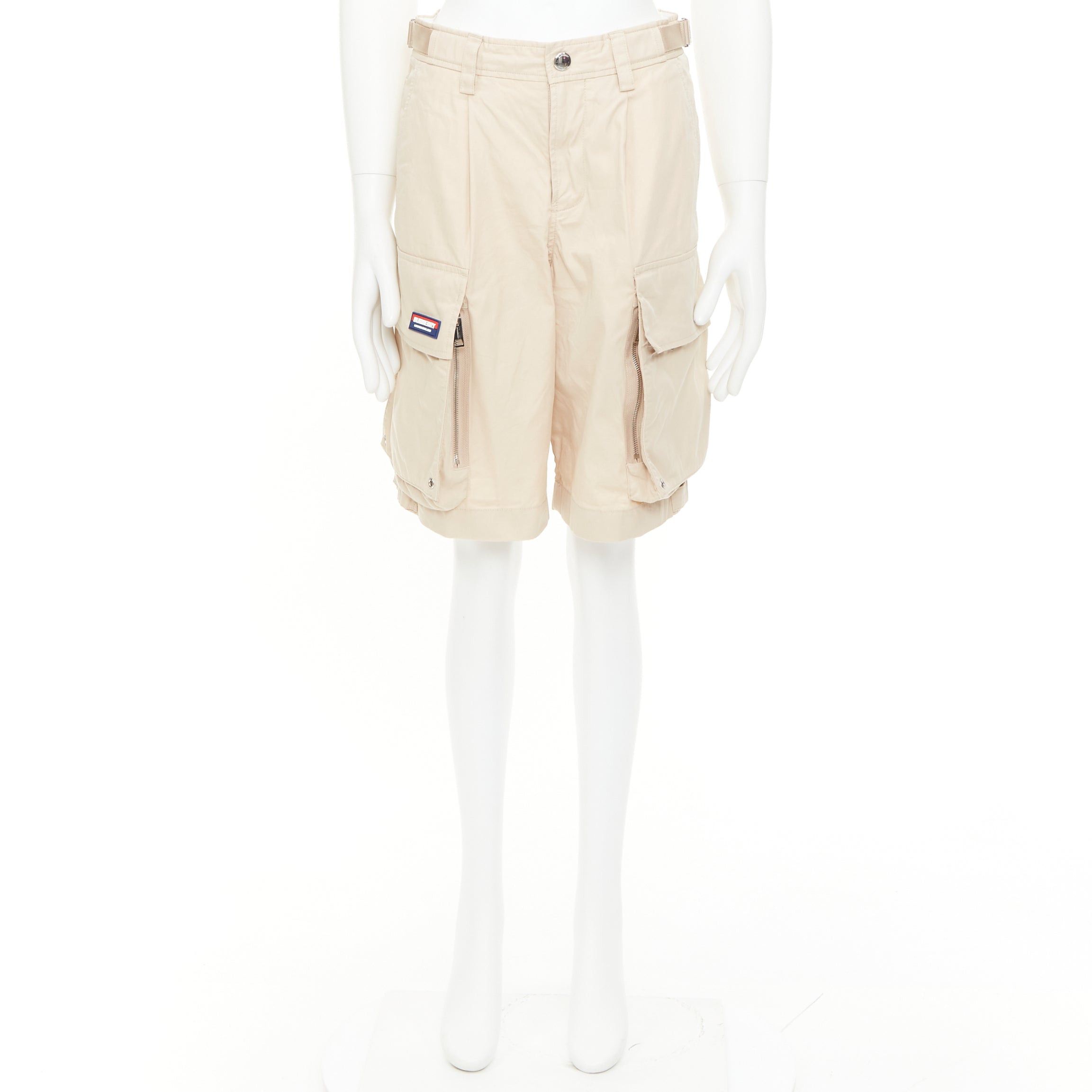 Burberry BURBERRY soft fawn beige technical cotton Billy multi pocket cargo shorts T44 XS Size US 26 / EU 42 - 9 Thumbnail