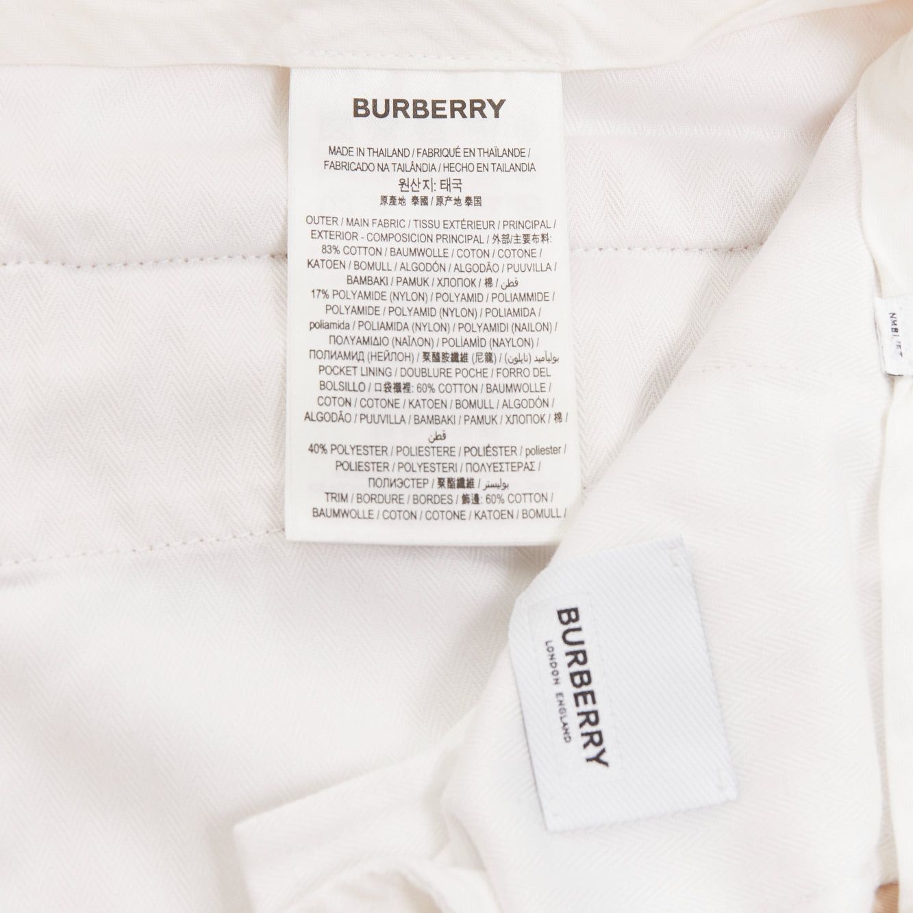 Burberry BURBERRY soft fawn beige technical cotton Billy multi pocket cargo shorts T44 XS Size US 26 / EU 42 - 8 Thumbnail
