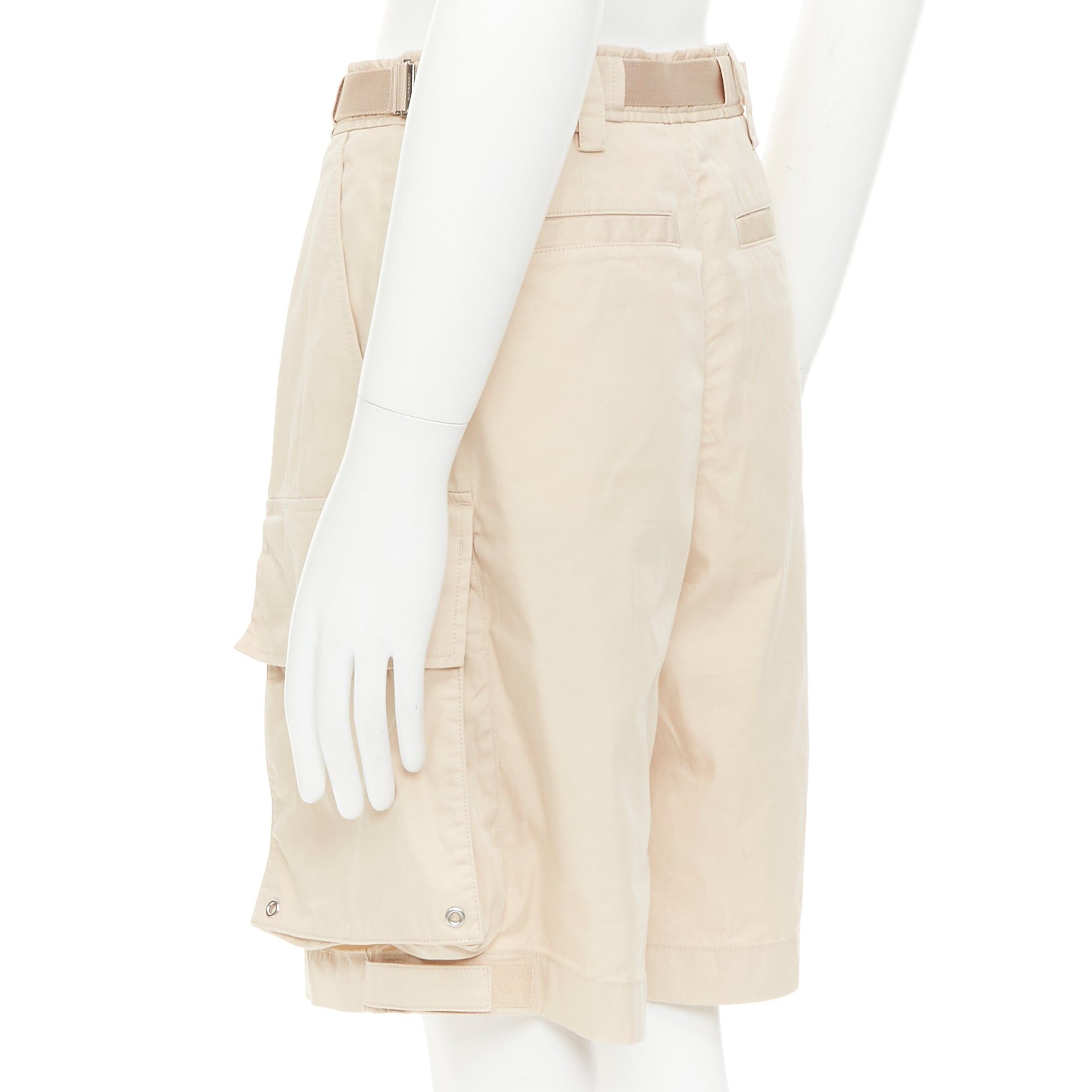Burberry BURBERRY soft fawn beige technical cotton Billy multi pocket cargo shorts T44 XS Size US 26 / EU 42 - 6 Thumbnail