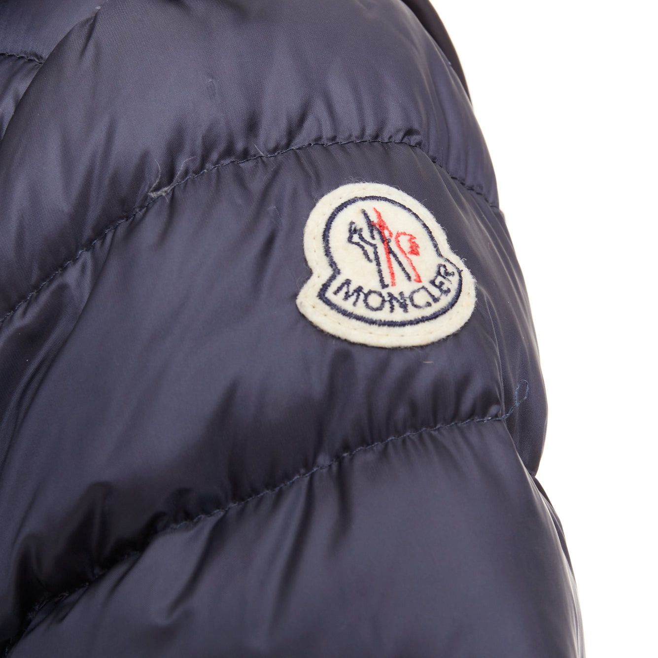 Moncler MONCLER Dorothee Guibbotto navy nylon ruffle trim hooded jacket Sz2 M Size M / US 6-8 / IT 42-44 - 7 Thumbnail