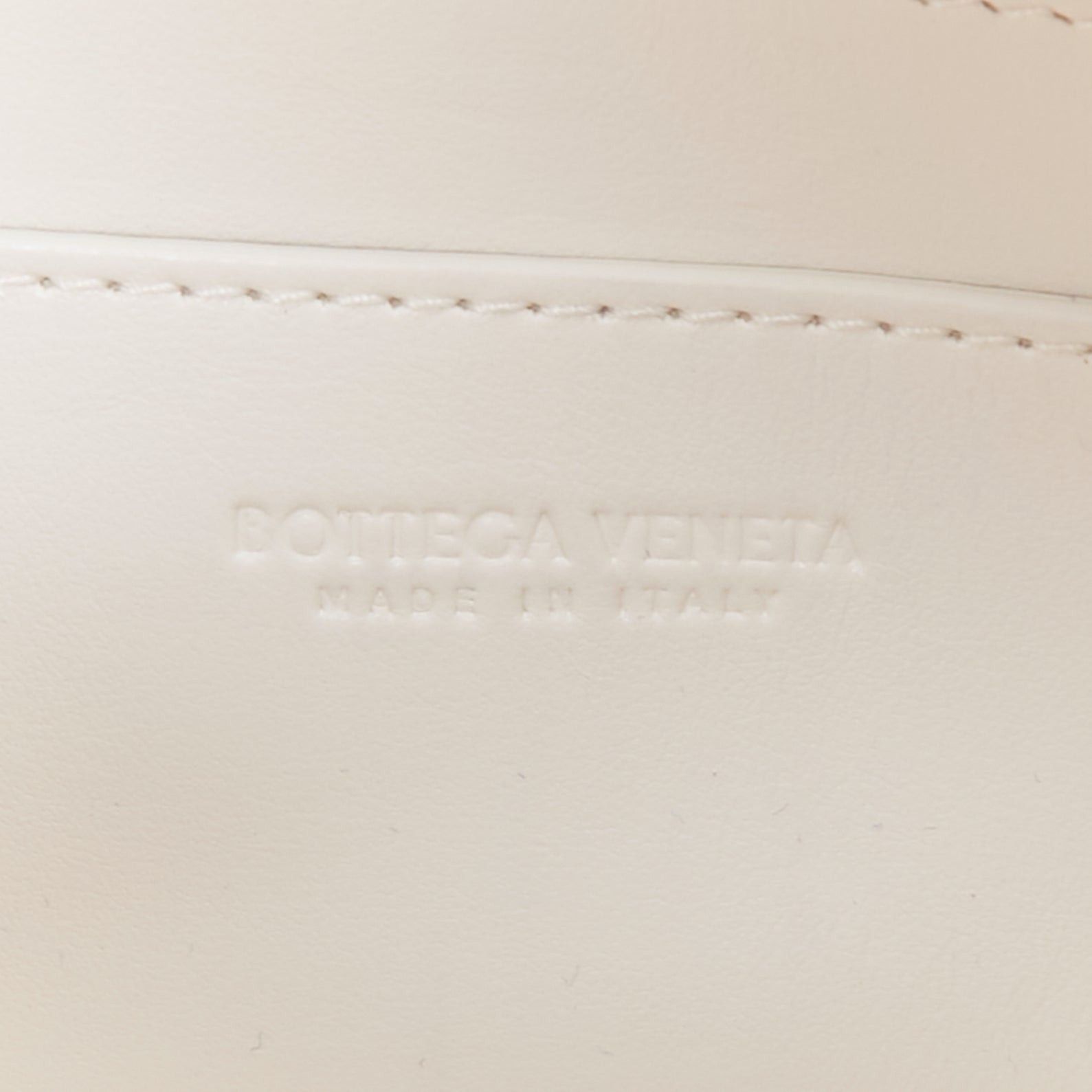 Bottega Veneta BOTTEGA VENETA Mini Cassette white lambskin Maxi Intrecciato crossbody bag Size ONE SIZE - 10 Thumbnail