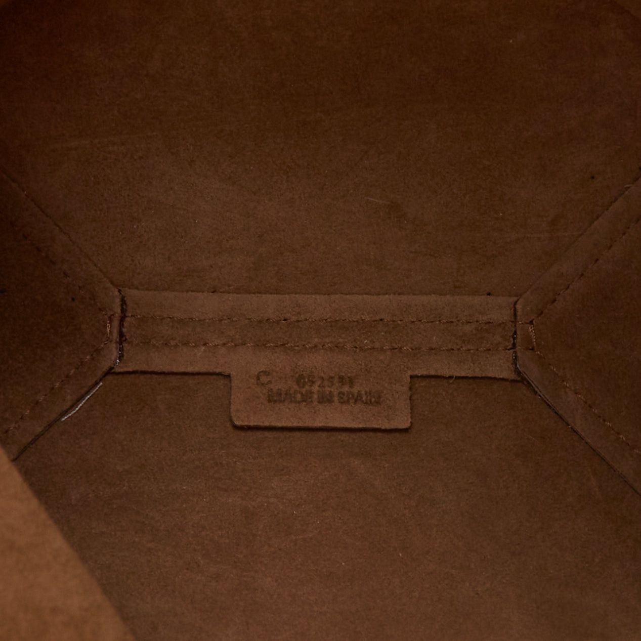 Loewe LOEWE 2023 Mini Puzzle Fold Tote sand grey leather gold logo top handle bag Size ONE SIZE - 10 Thumbnail