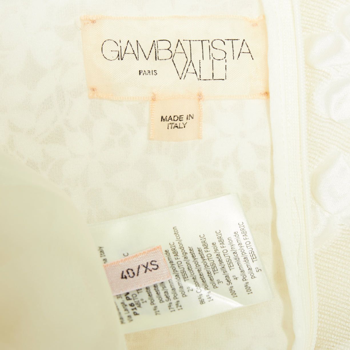Giambattista Valli GIAMBATTISTA VALLI ivory floral cloque lace bodice sleeveless skater bridal dress IT40 S Size S / US 4 / IT 40 - 8 Thumbnail