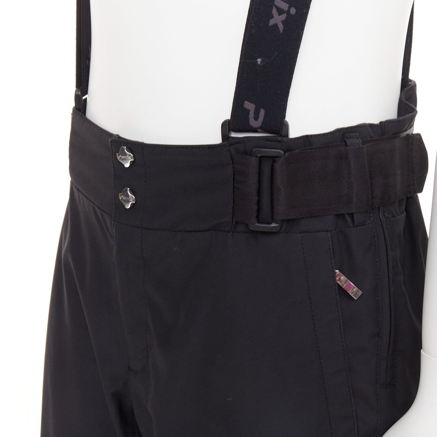 Phenix PHENIX black technical suspenders alpine ski pants snow gaiters IT50 L Size US 32 / EU 48 - 2 Thumbnail