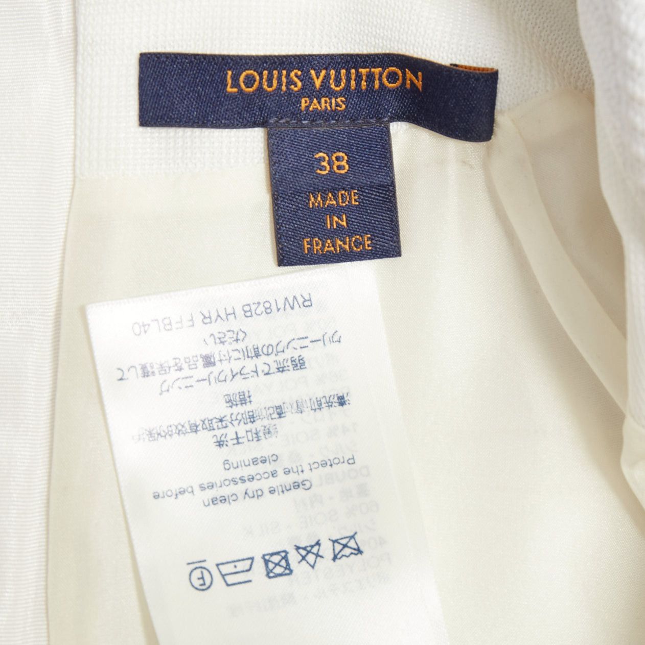 Louis Vuitton LOUIS VUITTON 2017 Runway scuba cape tricolor nylon ruffle collared top FR38 M Size M / US 6-8 / IT 42-44 - 9 Thumbnail