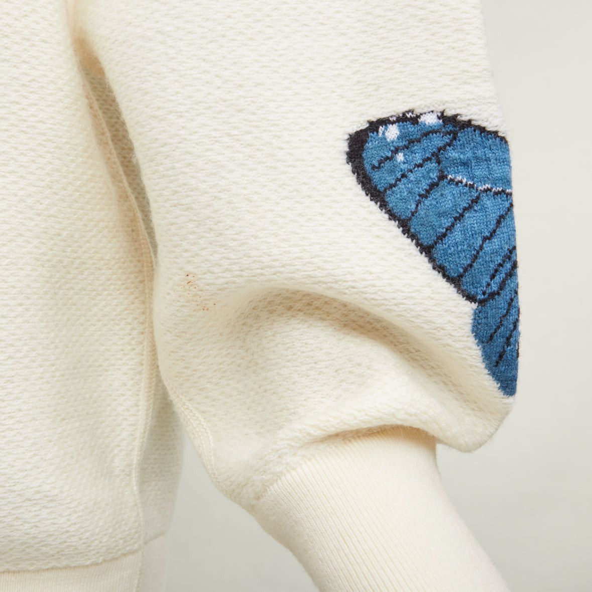 Gucci GUCCI 2017 Runway ivory wool cotton pom pom embroidered insect floral hoodie XXS Size XS / US 0-2 / IT 36-38 - 8 Thumbnail