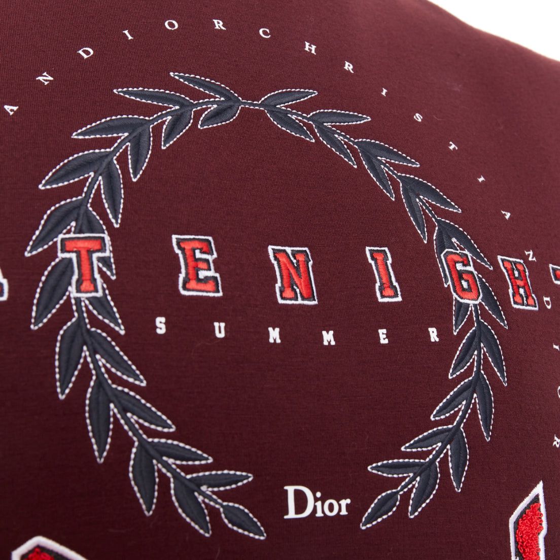 Dior DIOR HOMME 2018 Late Night Paris burgundy neoprene logo sleeveless sweatshirt XS Ahn Hyo-Seop Size US XS / EU 42 / 0 - 2 Thumbnail
