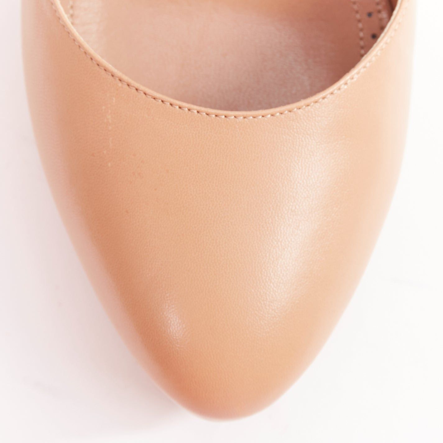 Alaia ALAIA nude leather double ankle strap dorsay platform pumps EU37.5 Size US 7.5 / IT 37.5 - 6 Thumbnail