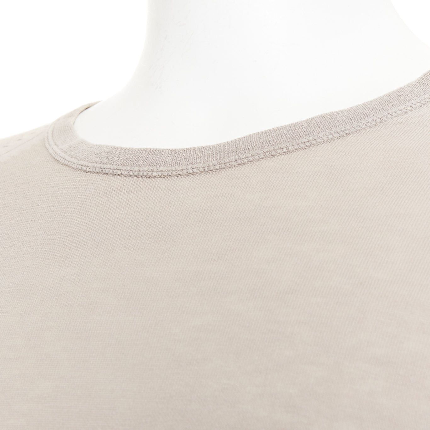 Louis Vuitton LOUIS VUITTON taupe cotton silk LV logo long sleeve fine knit sweater S Size US S / EU 44-46 / 1 - 7 Thumbnail