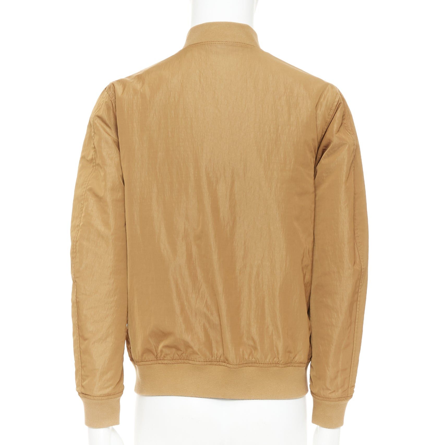 Other KENT AND CURWEN Reversible navy brown cotton blend zip up bomber jacket M Size US M / EU 48-50 / 2 - 10 Thumbnail