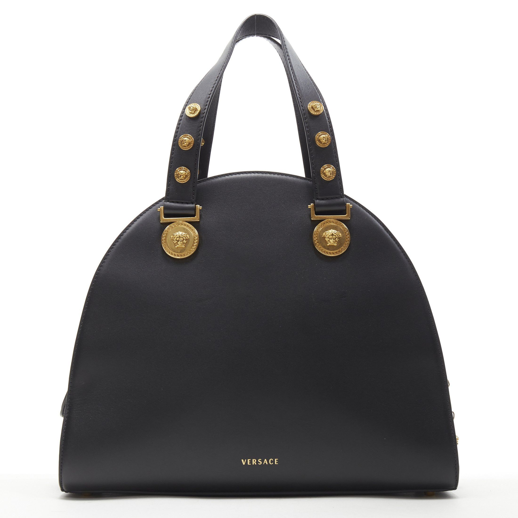 Versace VERSACE 2018 Tribute 1992 gold Medusa stud bondage bowling shoulder bag Size ONE SIZE - 5 Thumbnail