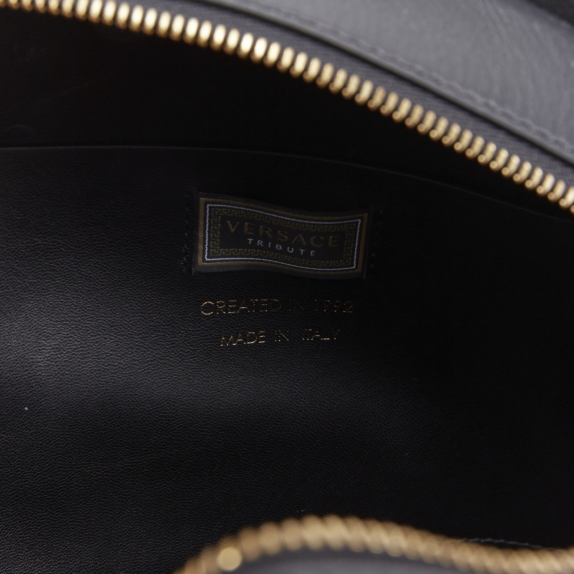 Versace VERSACE 2018 Tribute 1992 gold Medusa stud bondage bowling shoulder bag Size ONE SIZE - 11 Thumbnail