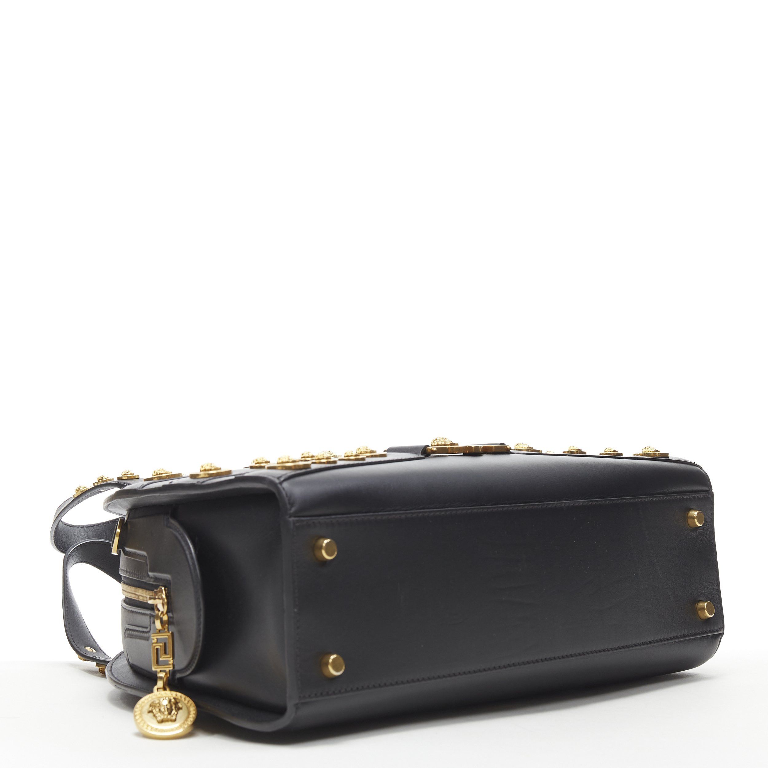 Versace VERSACE 2018 Tribute 1992 gold Medusa stud bondage bowling shoulder bag Size ONE SIZE - 6 Thumbnail