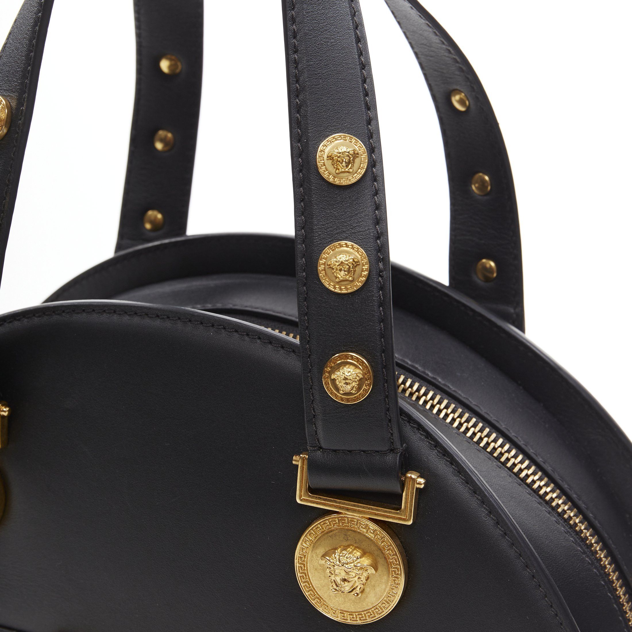 Versace VERSACE 2018 Tribute 1992 gold Medusa stud bondage bowling shoulder bag Size ONE SIZE - 7 Thumbnail