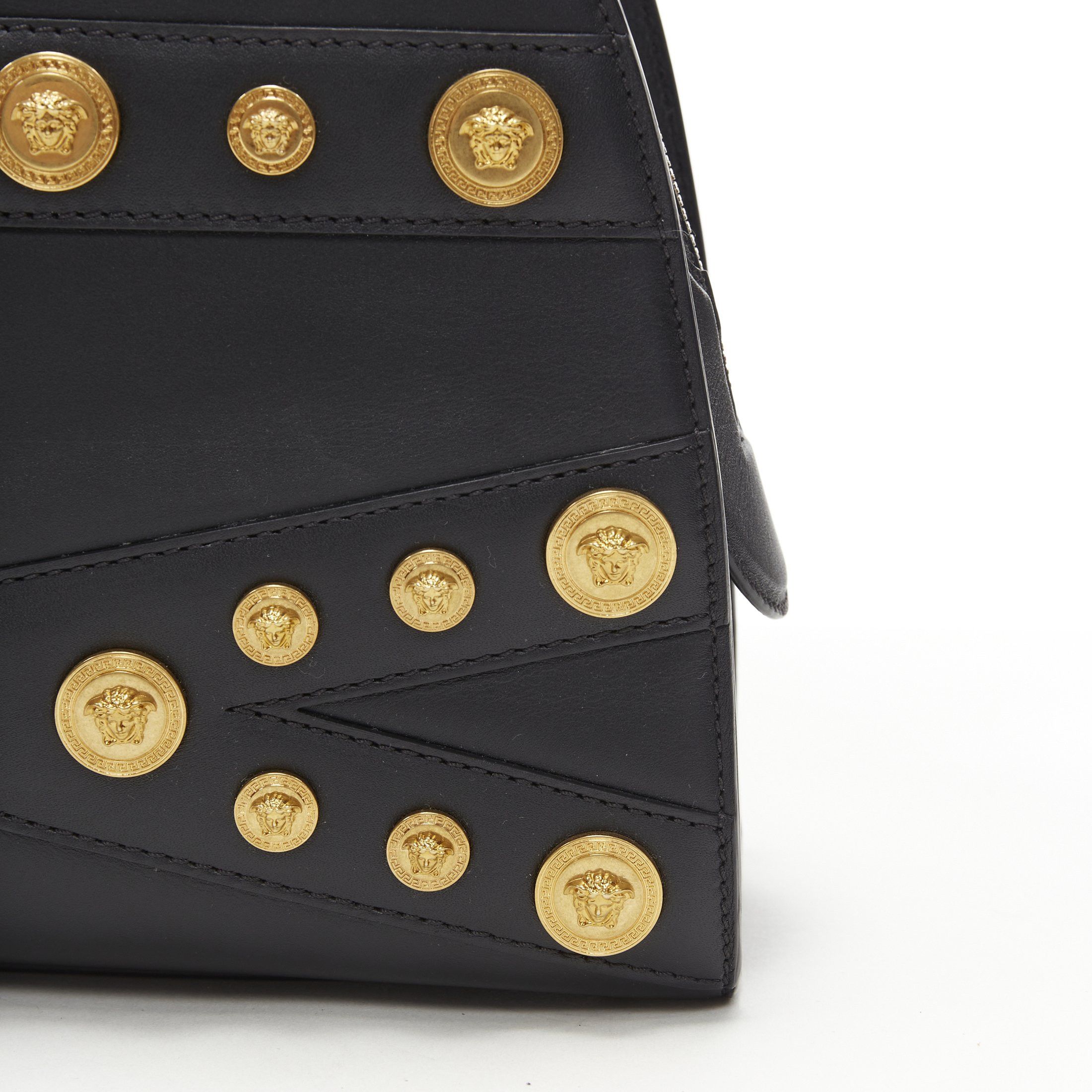Versace VERSACE 2018 Tribute 1992 gold Medusa stud bondage bowling shoulder bag Size ONE SIZE - 8 Thumbnail
