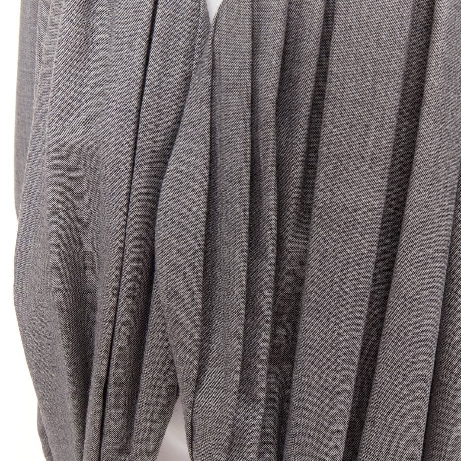 Louis Vuitton LOUIS VUITTON 2023 Runway grey pleated balloon sleeves power shoulder jacket Size M / US 6-8 / IT 42-44 - 8 Thumbnail