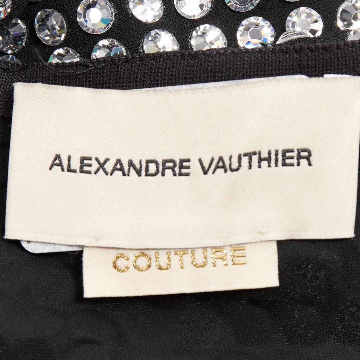 Alexandre Vauthier rare ALEXANDRE VAUTHIER COUTURE SS2021 Runway silver large strass crystal scoop neck jumpsuit Size 26" / US 2 / IT 38 - 11 Thumbnail
