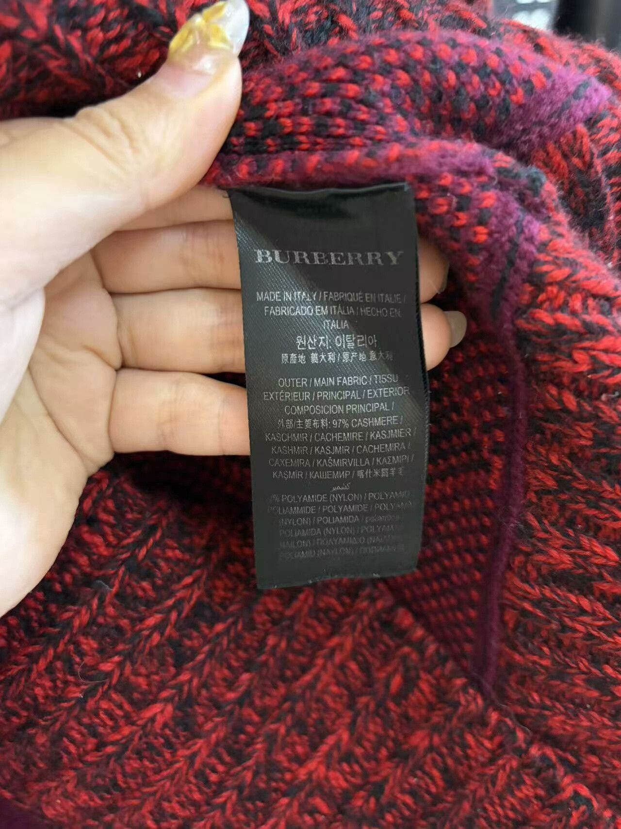 Burberry Burberry Knit Wool White Sweater s Men Size US S / EU 44-46 / 1 - 3 Thumbnail