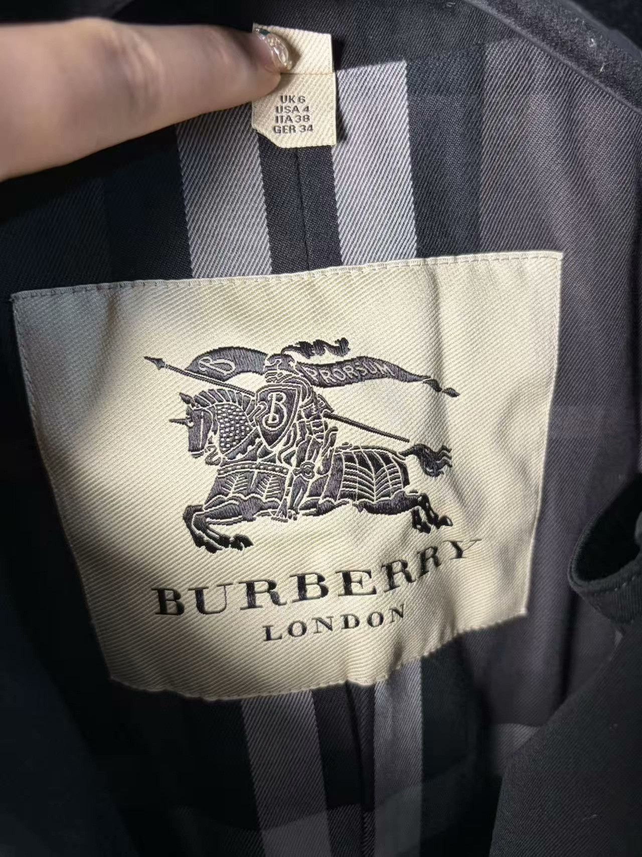 Burberry Burberry White Coat S Women Size S / US 4 / IT 40 - 3 Thumbnail