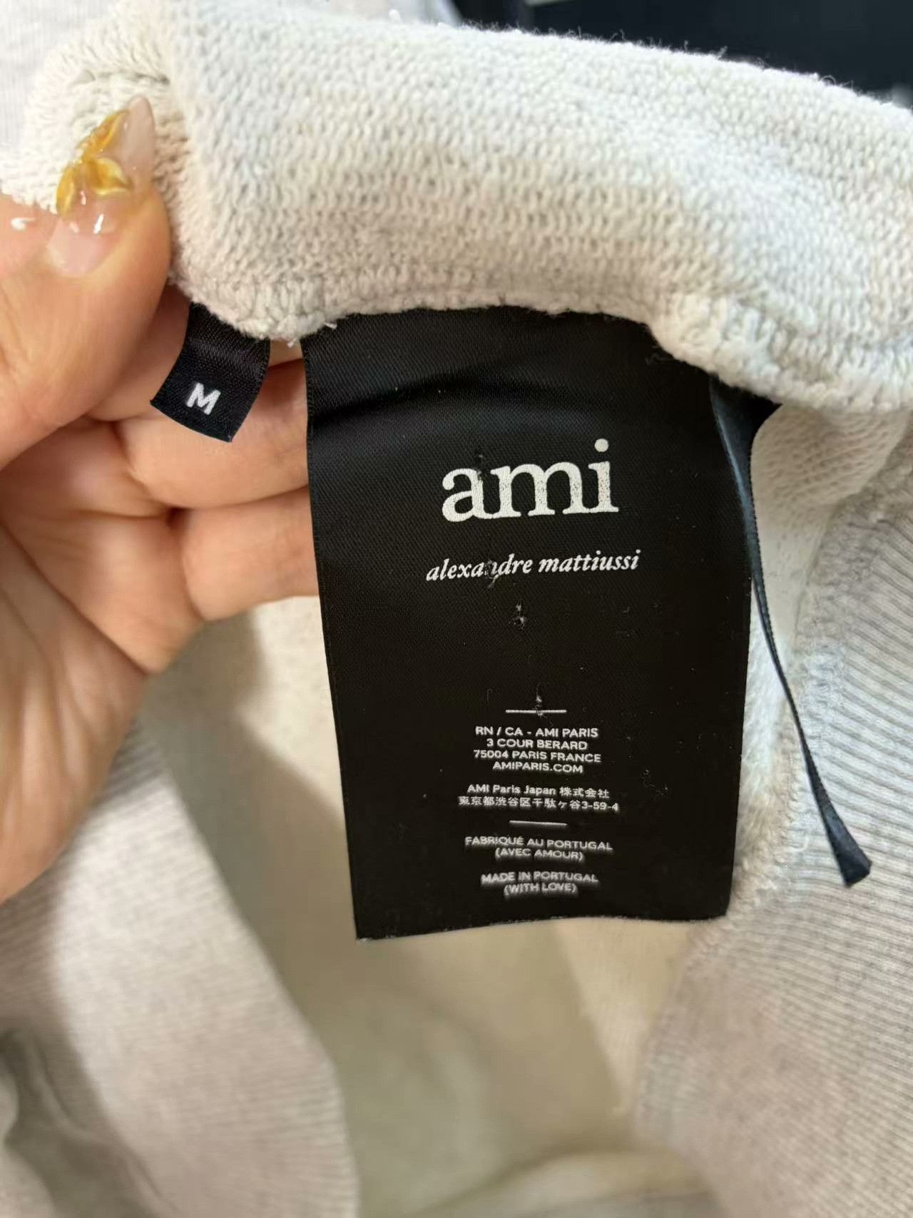 AMI AMI White Hoodie m Men Size US M / EU 48-50 / 2 - 4 Thumbnail