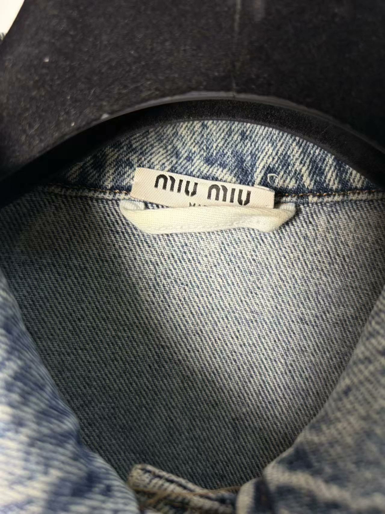Miu Miu Miu Miu Denim White Jacket M Women Size M / US 6-8 / IT 42-44 - 5 Thumbnail