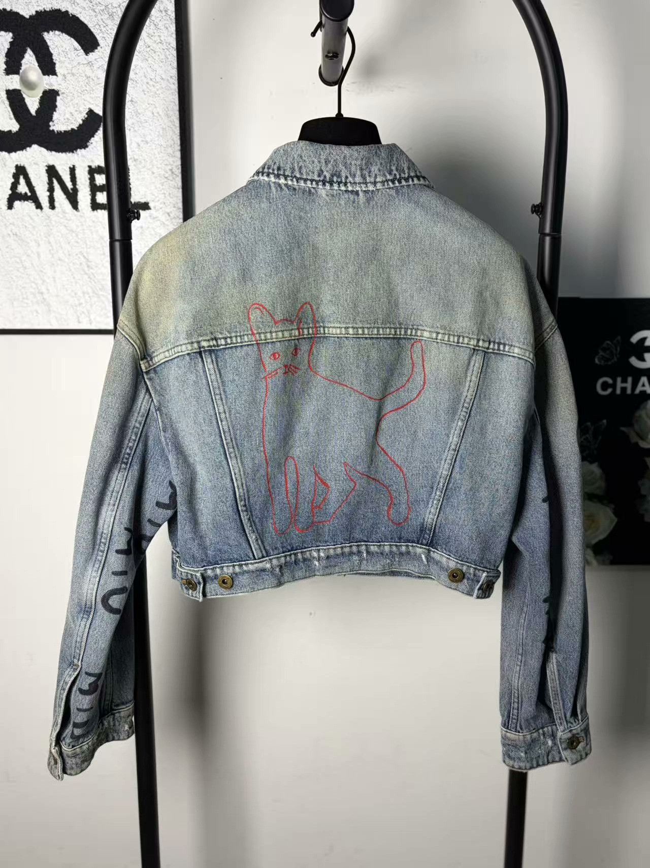 Miu Miu Miu Miu Denim White Jacket M Women Size M / US 6-8 / IT 42-44 - 2 Thumbnail