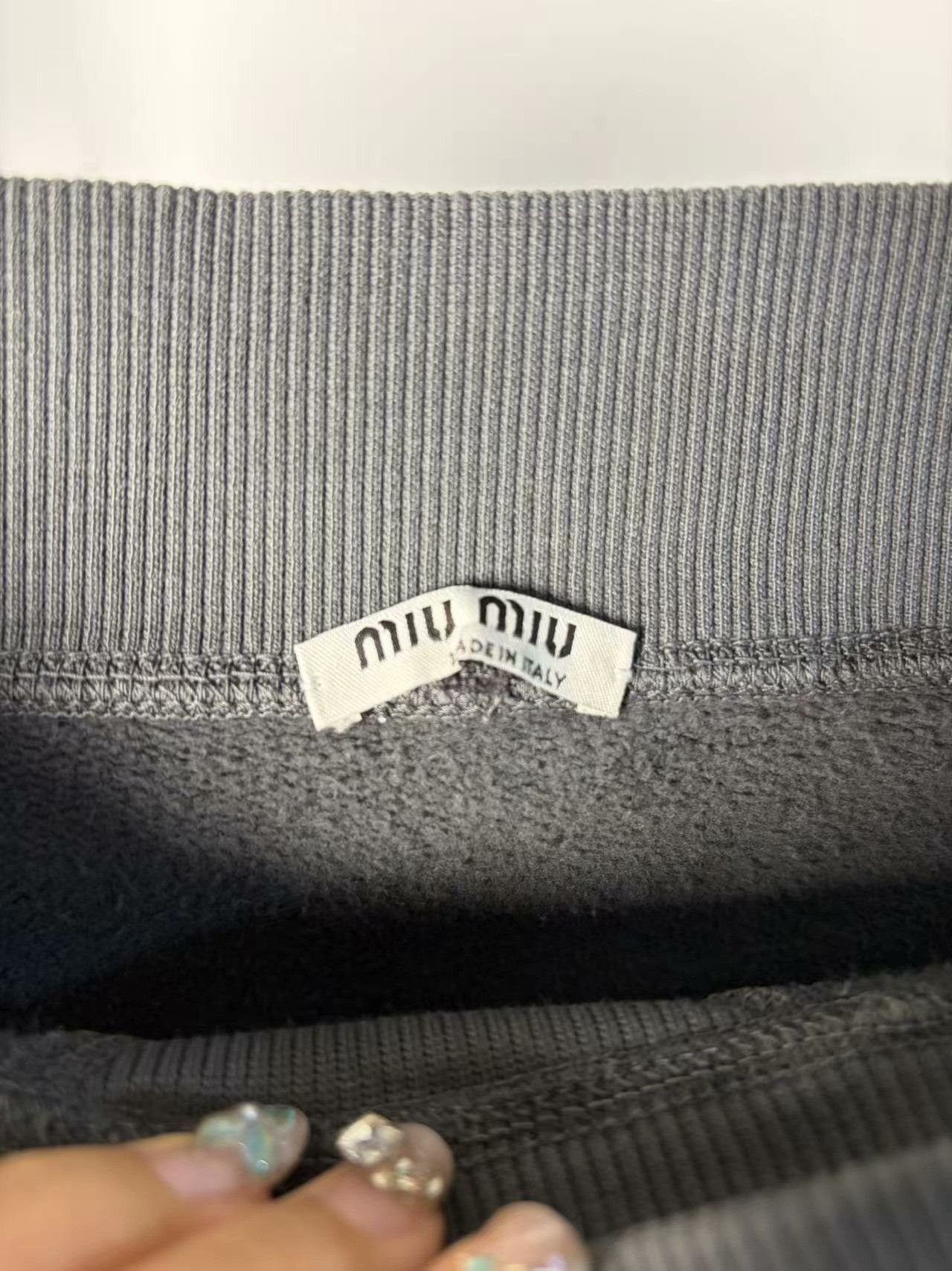 Miu Miu Miu Miu White Hoodie M Women Size M / US 6-8 / IT 42-44 - 4 Thumbnail