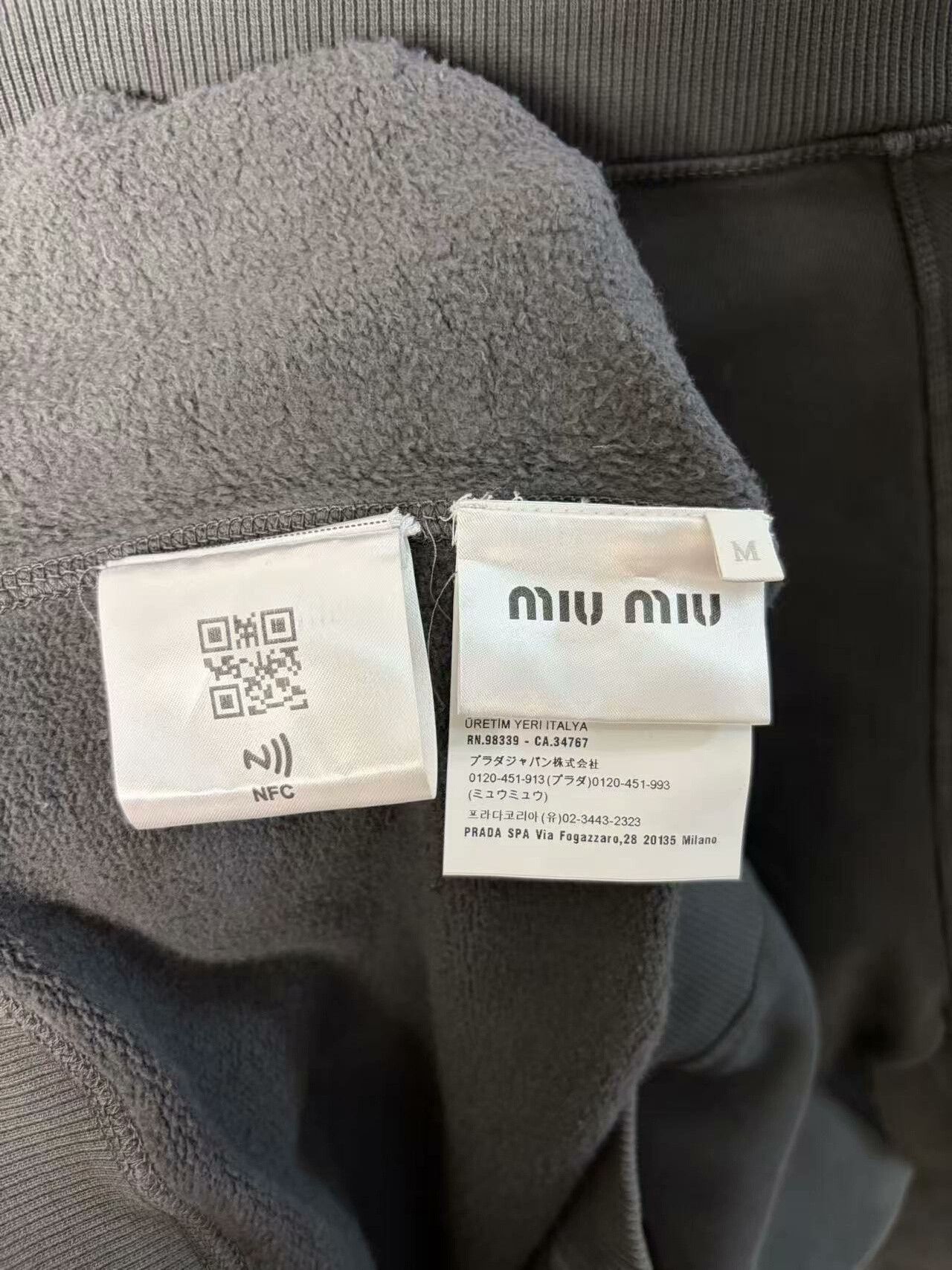 Miu Miu Miu Miu White Hoodie M Women Size M / US 6-8 / IT 42-44 - 5 Thumbnail