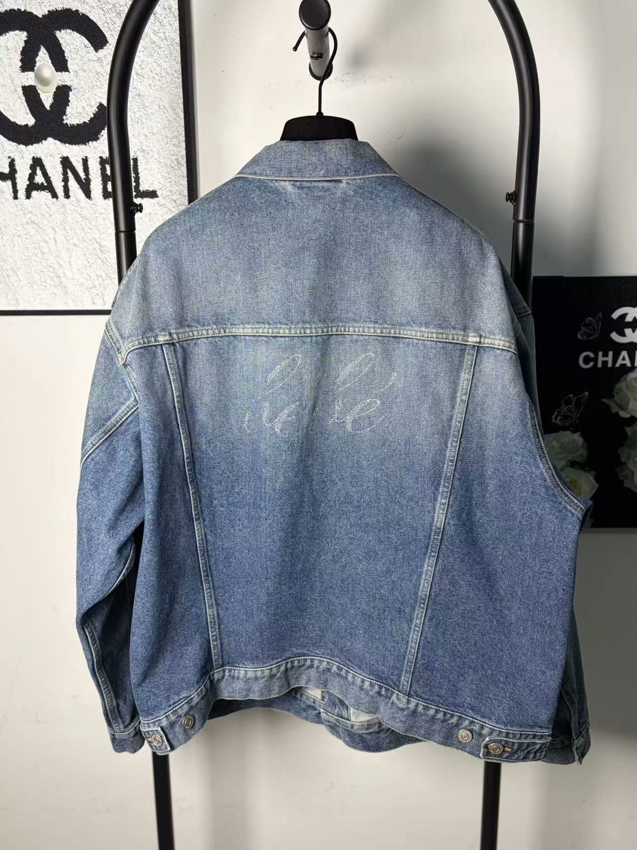 Balenciaga Balenciaga Denim White Jacket M Women Size M / US 6-8 / IT 42-44 - 2 Thumbnail