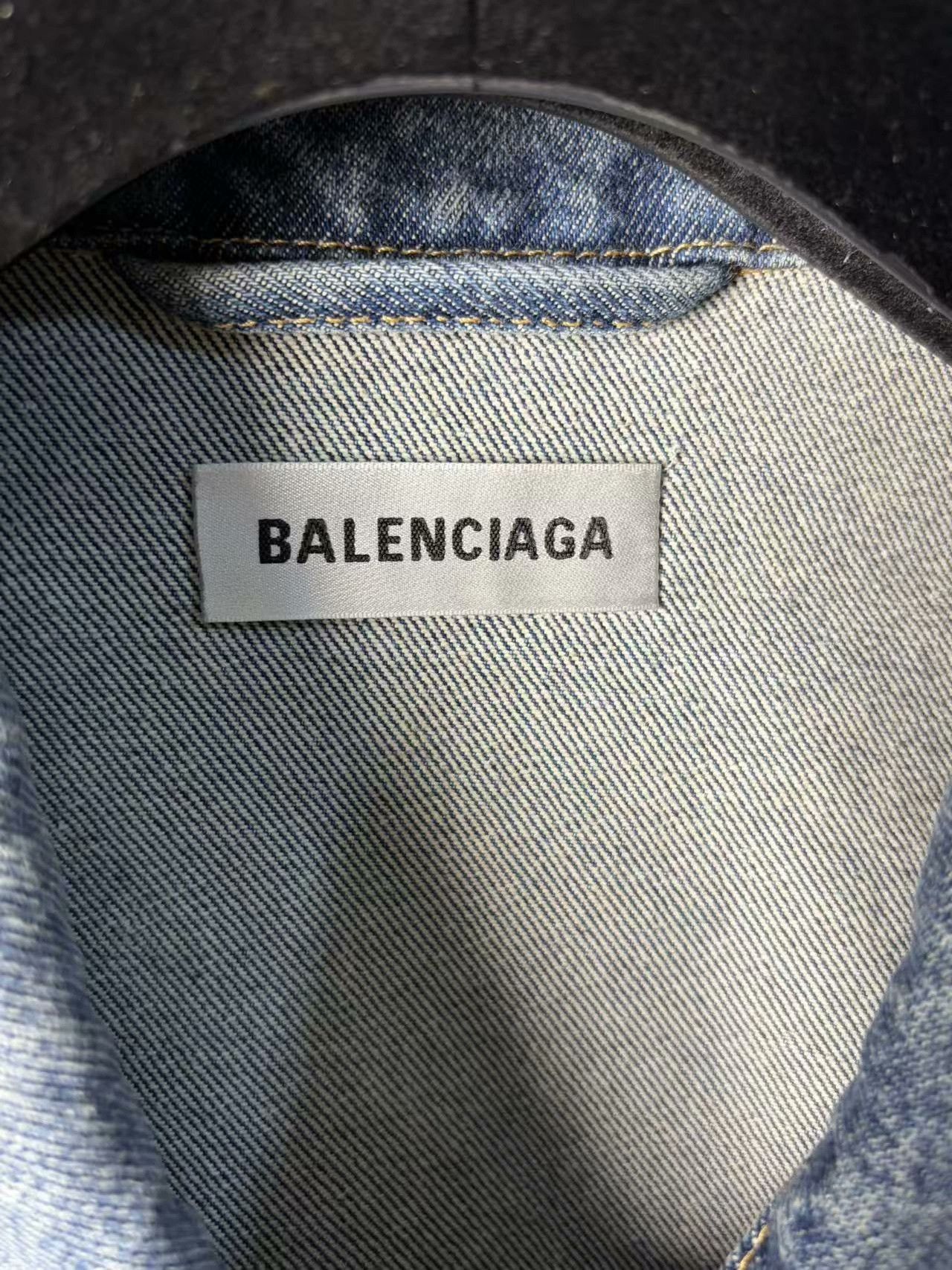 Balenciaga Balenciaga Denim White Jacket M Women Size M / US 6-8 / IT 42-44 - 4 Thumbnail
