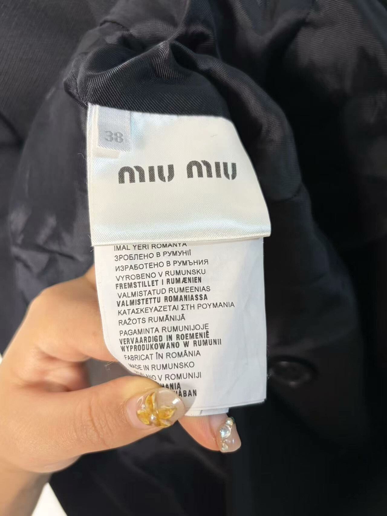 Miu Miu Miu Miu White Coat L Women Size L / US 10 / IT 46 - 3 Thumbnail