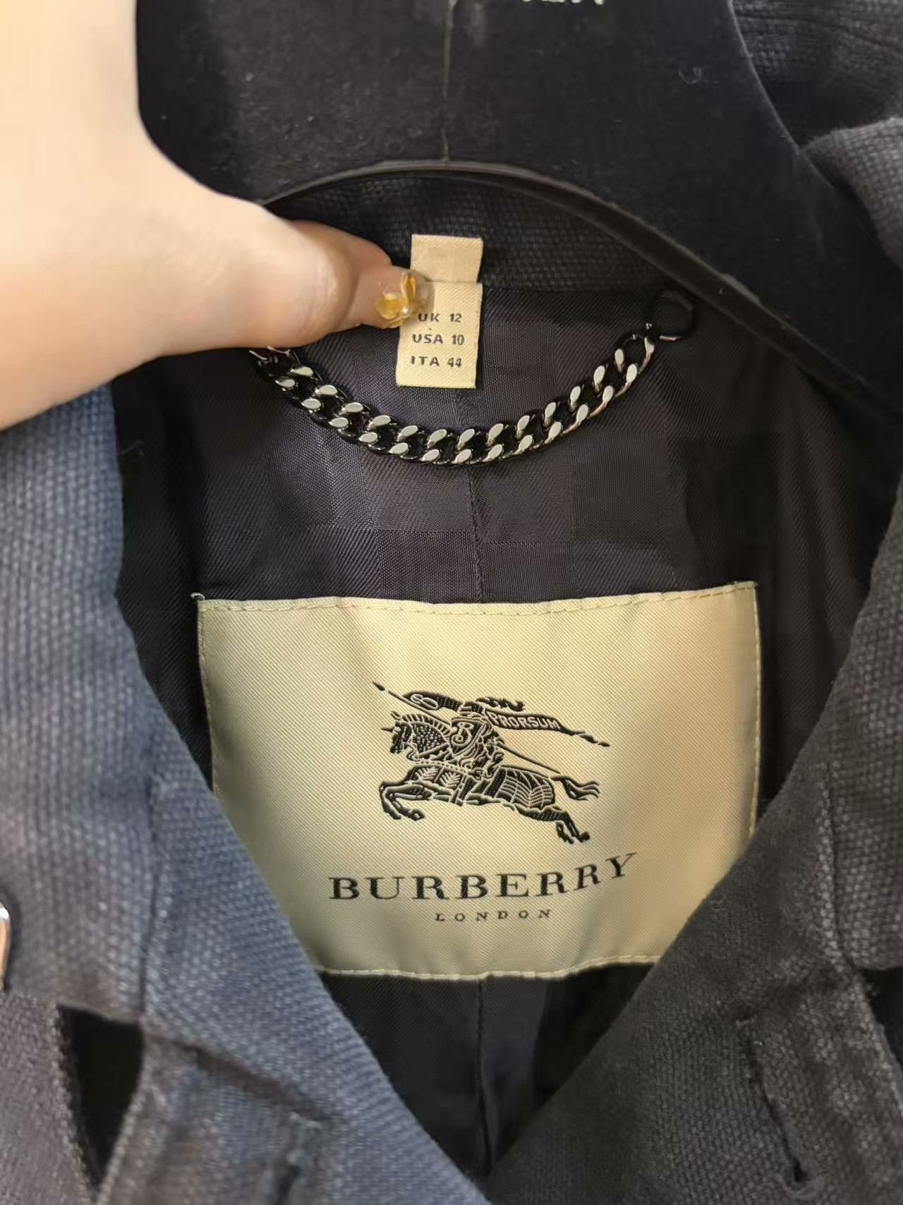 Burberry Burberry White Coat L Women Size L / US 10 / IT 46 - 4 Thumbnail