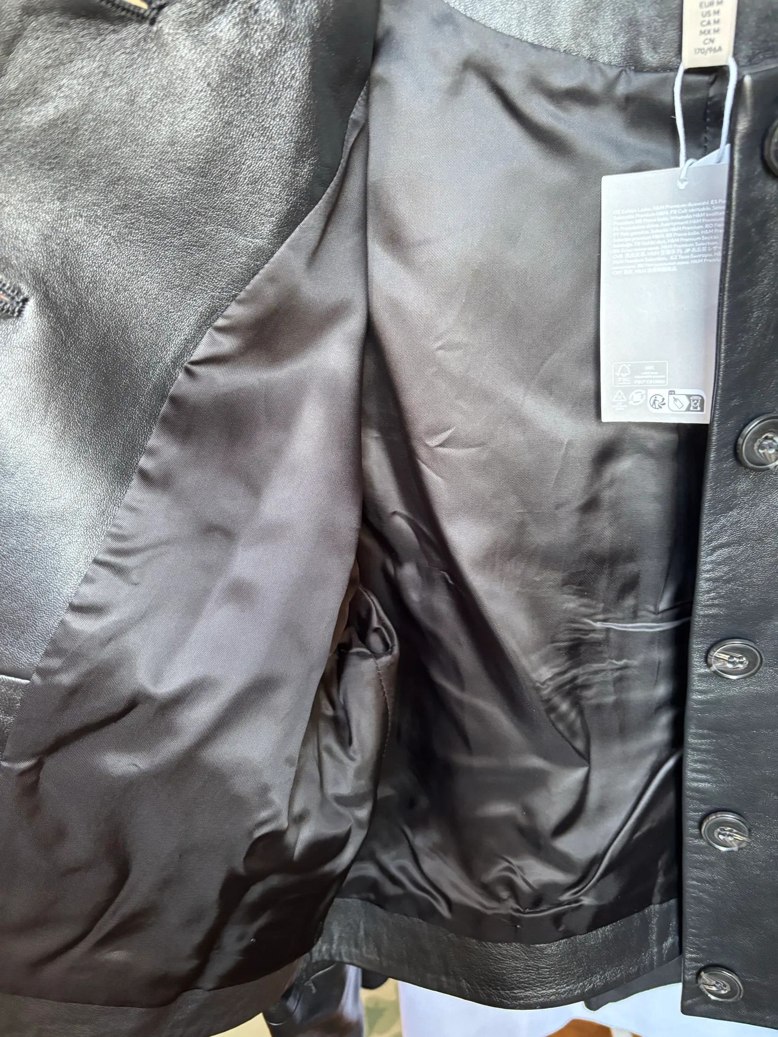 H&M H&M Leather Jacket Size M / US 6-8 / IT 42-44 - 5 Thumbnail