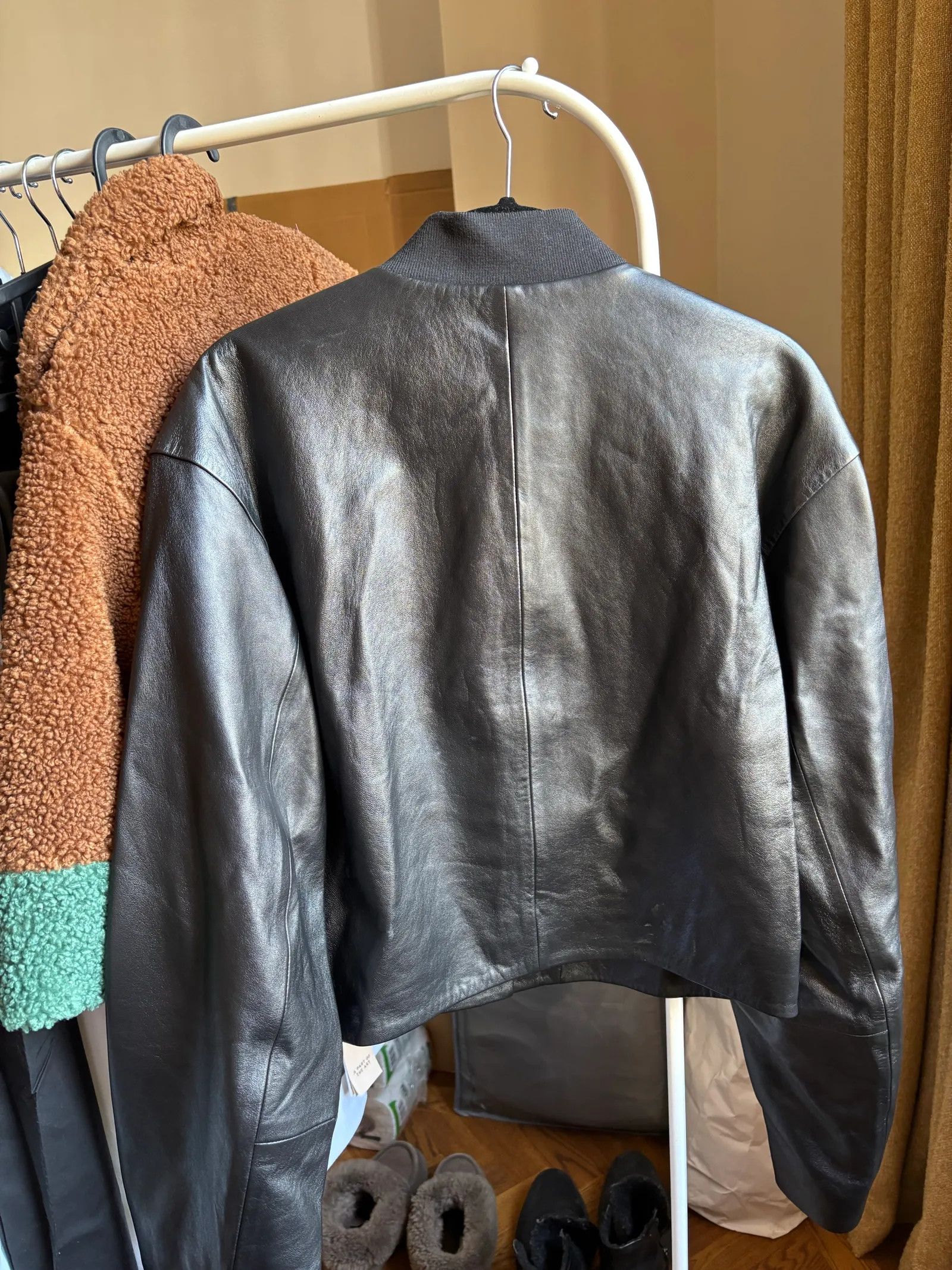 H&M H&M Leather Jacket Size M / US 6-8 / IT 42-44 - 4 Thumbnail