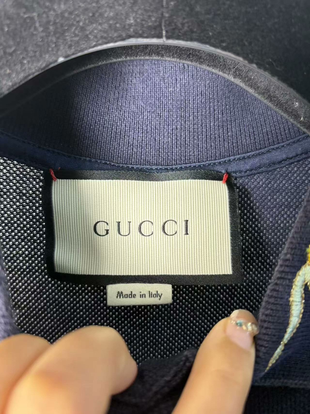 Gucci Gucci Embroidered White Polo m Men Size US M / EU 48-50 / 2 - 3 Thumbnail