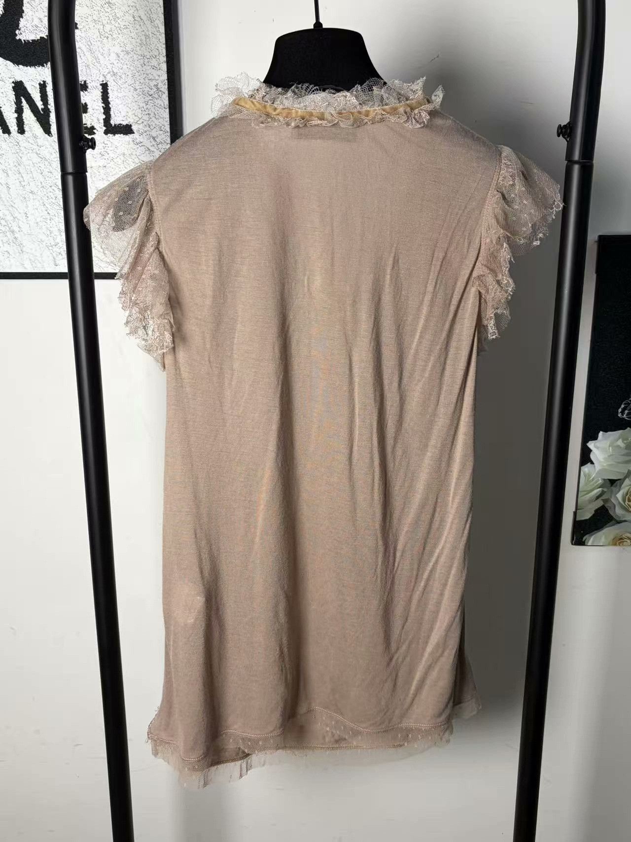 Valentino Valentino White T-Shirt M Women Size M / US 6-8 / IT 42-44 - 2 Thumbnail